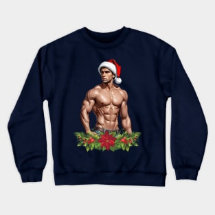 Muscle Santa Crewneck Sweatshirt